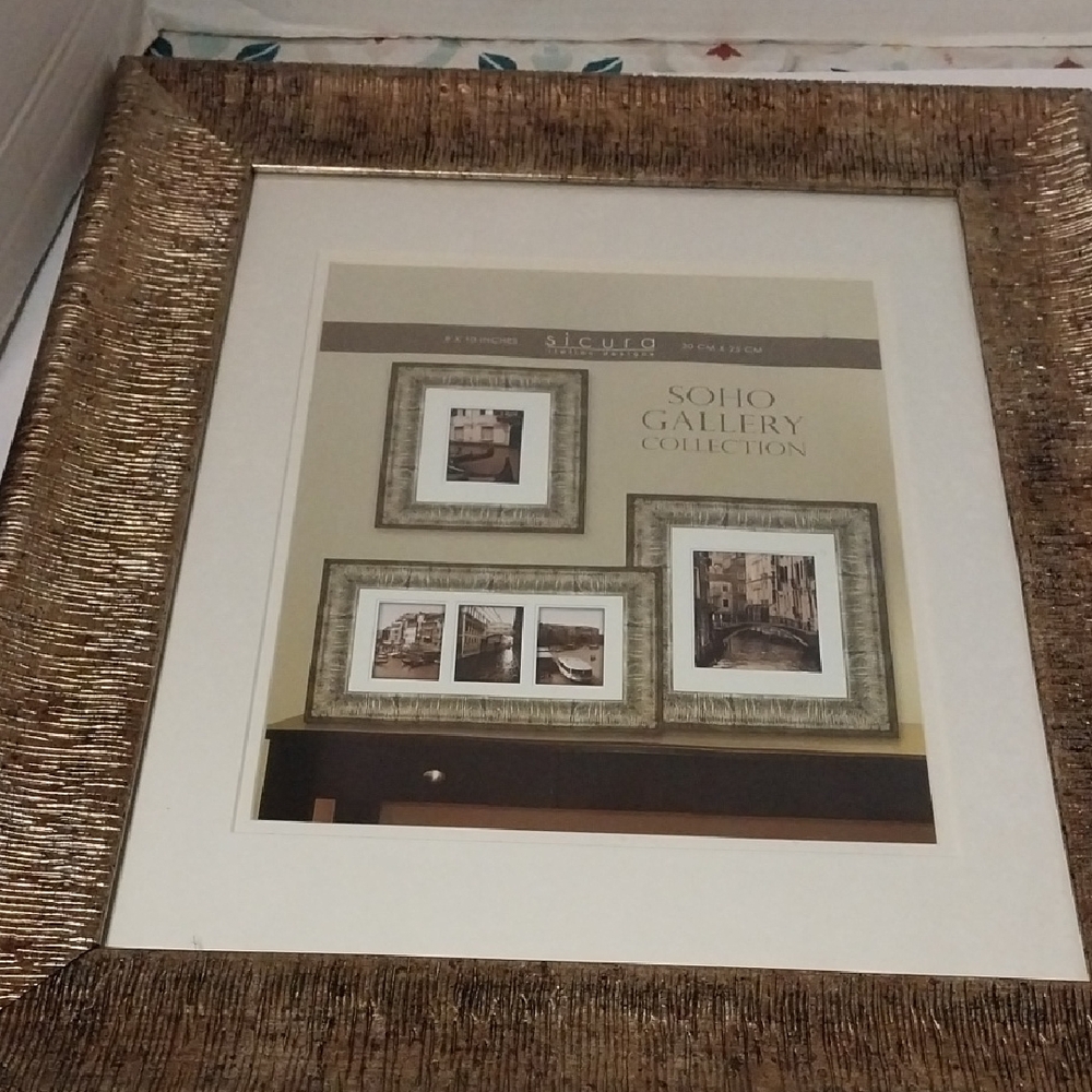 Textured Gold Picture Frame
